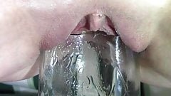 glass Inserting pussy 